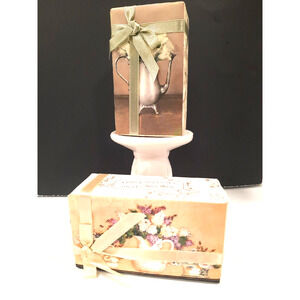 2 Vintage Luxury Vegetable Soap Bath Bar Soap Honey Almond & French Lilac 2003